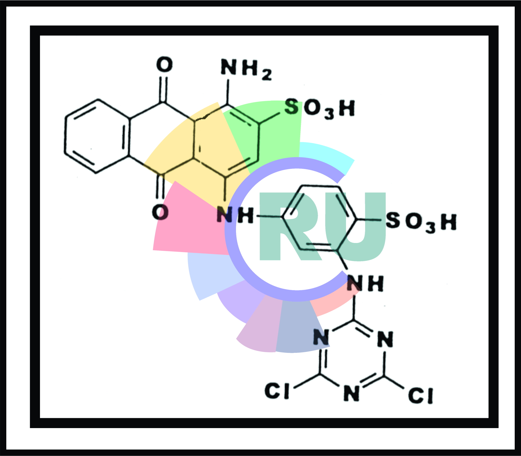 Anthraquinone reactive dyes:- Explained in 